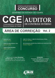 CGE AUDITOR DE CONTROLE INTERNO - REA DE CORREIO 3vols.2018  