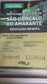  Apostila PROFESSOR DE EDUCAO INFANTIL - CONCURSO PREFEITURA DE SO GONALO DO AMARANTE 2019 - IMPRESSA
