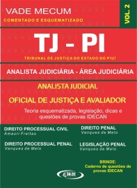 ...Analista Judicial - apostila concurso TJPI - Teoria e questes 2 Vols. IDECAN - 2022 IMPRERSSO