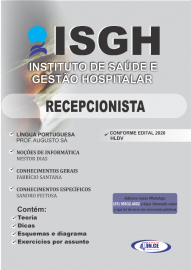 PDF ....Apostila RECEPCIONISTA (ISGH Hospital Leonardo da Vinci) - DigitalPDF 2020