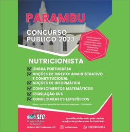 Parambu-CE 2023   Nutricionista