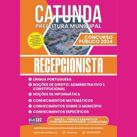 Catunda Ce  Recepcionista 