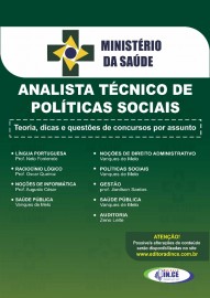 APOSTILA ANALISTA TCNICO DE POLTICAS SOCIAIS DO MINISTRIO DA SADE/2016 