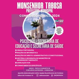 Monsenhor Tabosa -CE  Psiclogo 