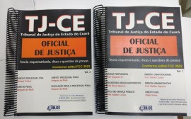 ..Analista Judicirio OFICIAL DE JUSTIA apostila TJCE 2 Vols. Teoria esquematizada e questes FCC 2022