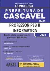 PDF .Apostila Professor PEB II - INFORMTICA - Prefeitura de Cascavel-Ce/2021 - DigitalPDF