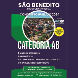 So Benedito- CE Motorista  cat A-B