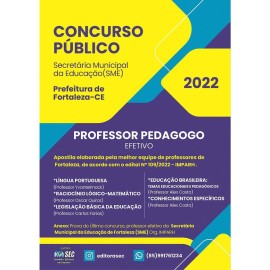 .Pedagogo - apostila Professor Efetivo de Fortaleza -  2022  editora SEC 