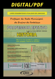 PDF HISTRIA - apostila Professor Efetivo de Fortaleza - Teoria esquematizada e questes de provas IMPARH - Digital/PDF 2022