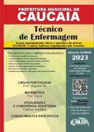 PDF Tcnico de Enfermagem - apostila prefeitura de Caucaia (PMC) Teoria e questes 2023 Digital