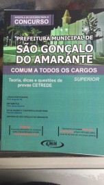  Apostila Comum a todos os cargos de Nvel superior - Prefeitura So Gonalo do Amarante 2019 - IMPRESSA