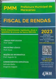 .Fiscal de Rendas - Apostila Prefeitura de Maracana (PMM) Teoria e questes IDECAN 2023 - 