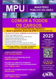 Mpu 2025 Comum para todos os cargos 