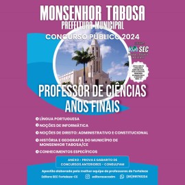 Monsenhor Tabosa -CE Prof.  de Cincias Anos Finais