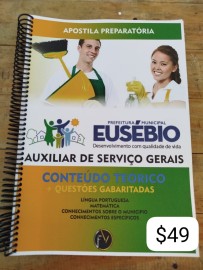 Apostila Preparatria Eusbio Auxiliar de servios gerais 