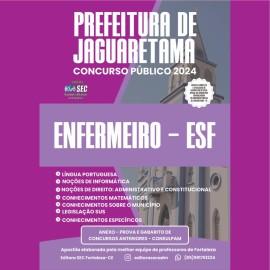 Jaguaretama-CE	 Enfermeiro ESF 