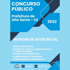 Alto Santo 2022 Auxiliar de Sade BUCAL 