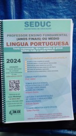 PDF Lngua Portuguesa- Professor ensino fundamental (Mdio) Apostila SEDUC 2024 DIGITAL 