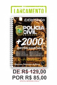 + de 2000 questes gabaritadas pra Pcce  edio 2024