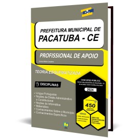 Pacatuba -ce Professor de apoio segurana municipal e educao e esporte  juventude editora elabore concurso 