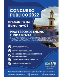 Barreira -ce 2022 Professor de Educao Bsica 2  