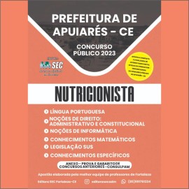 Prefeitura Apuiares -ce Nutricionista  edio 2023