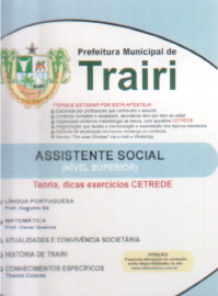 PREFEITURA DE TRAIRI  ASSISTENTE SOCIAL (SUPERIOR)/2016