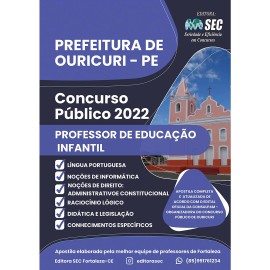 OURICURI -PE 2022  Professor de Educao Infantil 