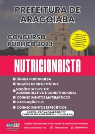 ARACOAIBA 2023 NUTRICIONISTA