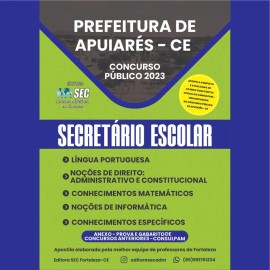 Prefeitura Apuiares -ce  Secretario Escolar edio 2023  