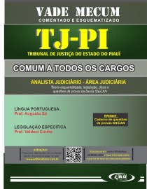 PDF Comum a todos os cargos - apostila concurso TJPI Teoria e questes IDECAN - digital/pdf 2022