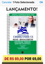 Pdf Chorozinho -Ce   Agente Administrativo  digital  Editora. FV 