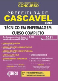 .Apostilas TCNICO EM ENFERMAGEM - Prefeitura de Cascavel - Teoria e + 500 questes consulpam 2021 - Impressa