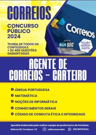 Correios 2024 : Agente de Correios Carteiro aps edital editora Sec