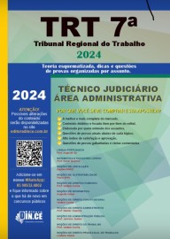 pdf  Tcnico Judicirio - rea Administrativa - apostila TRTCE 2024  digital