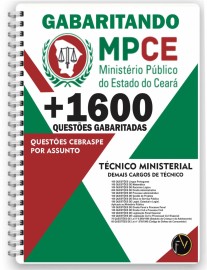 Pdf Mpce   2025.  + 1600 questes gabaritadas  digital 