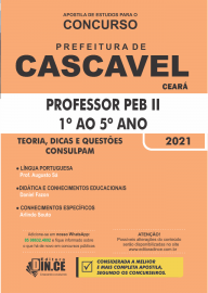 .Apostila PROFESSOR PEB II - 1 AO 5 ANO - Prefeitura de Cascavel-Ce -2021 IMPRESSA