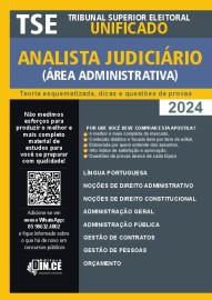 Analista Judicirio(rea Administrativa) apostila TSE Unificado - Teoria, dias e questes de provas CESPE 2024