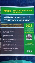 .Auditor Fiscal de Controle Urbano  - Apostila Prefeitura de Maracana (PMM) Teoria e questes IDECAN 2023 - IMPRESSO