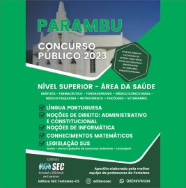 Parambu -CE 2023 Nvel Superior rea Saude 