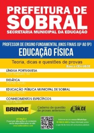 pdf EDUCAO FSICA - Apostila Professor de Ensino Fundamental Final (6 ao 9 ano) Sobral CE DIGITAL