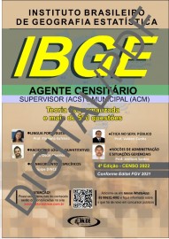 PDF ...Apostila IBGE Agente Censitrio Municipal (ACM) e Supervisor (ACS) - Teoria e questes cebraspe - Digital/PDF - 2021/2022