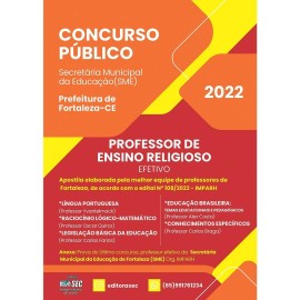 ENSINO RELIGIOSO - apostila Professor Efetivo de Fortaleza - Teoria esquematizada e questes de provas IMPARH 2022 EDITORA SEC
