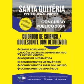  Santa Quitria -CE  Cuidador de Crianas -Adolescentes com Deficincias 