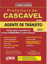 PDF .Apostila AGENTE DE TRNSITO - Pref. Cascavel- Teoria e questes CONSULPAM- 2021- DigitalPDF