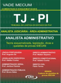 ..Analista Judicirio (rea Administrativa) apostila concurso TJPI Teoria e questes IDECAN - 2022