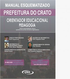 PDF Apostila ORIENTADOR EDUCACIONAL - PEDAGOGIA - Prefeitura de Crato - Teoria, dicas e questes 2020 - Digital/PDF