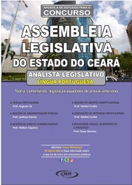  Analista Lngua Portuguesa Apostila Alce Assembleia Legislativa do Cear - 2020 - Impressa