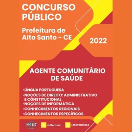 Alto Santo 2022 Agente Comunitrio de Sade 