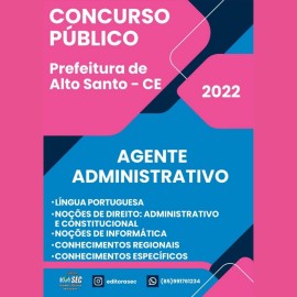 Alto Santo 2022 Agente Administrativo 